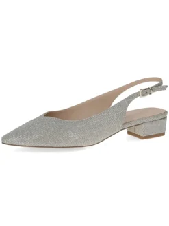 Slingpumps in Silber