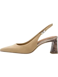 Slingpumps in TAN COMB