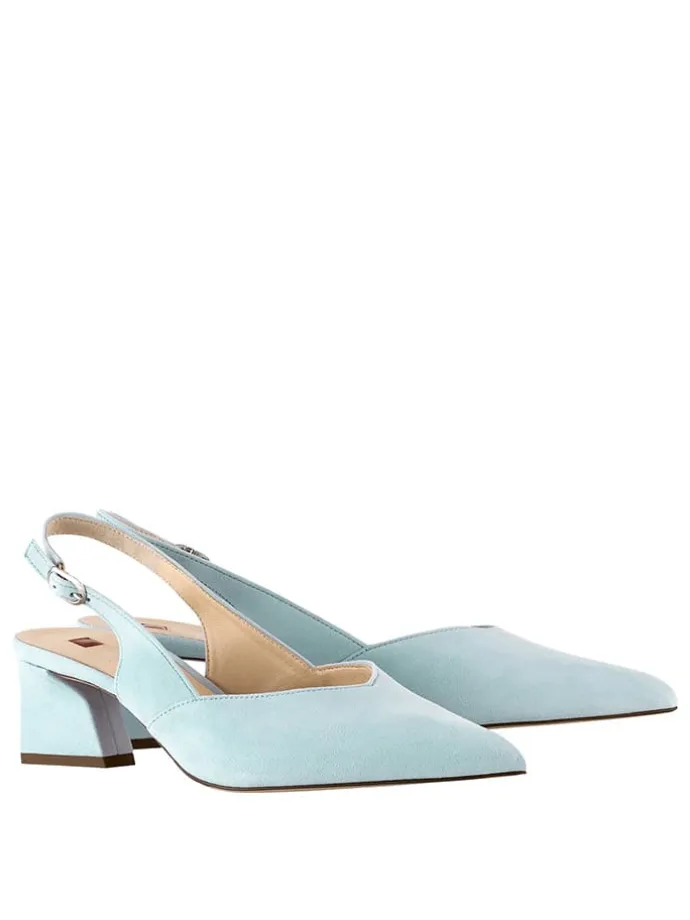Sling-Pumps "May" in Hellblau