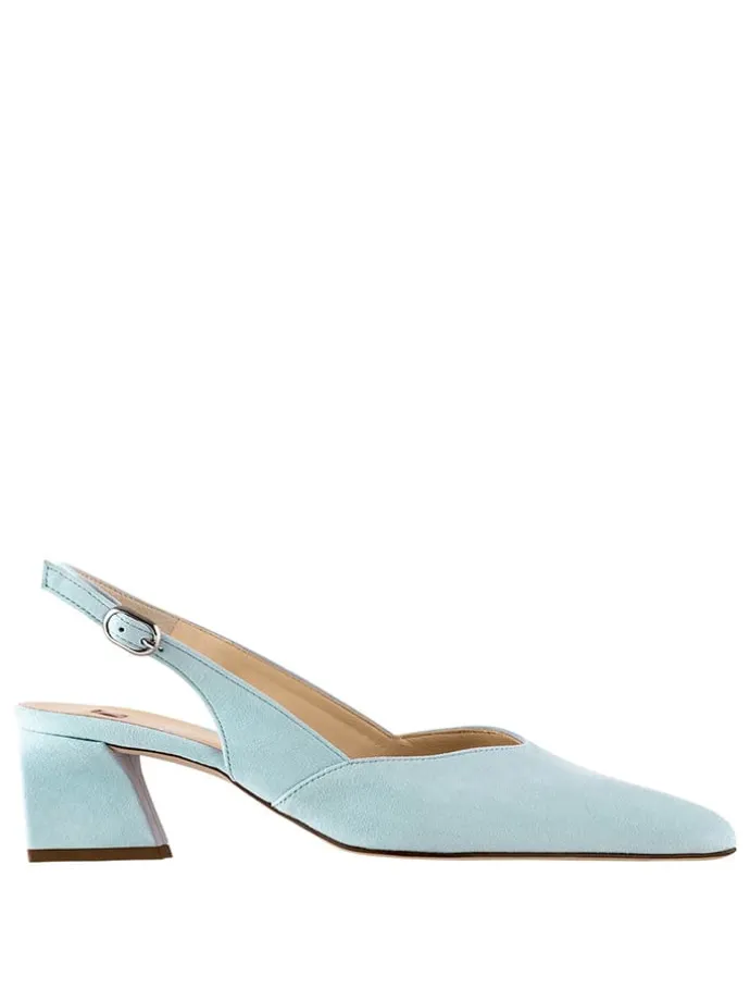 Sling-Pumps "May" in Hellblau
