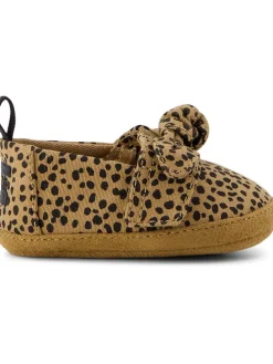 Slipper in Beige/ Braun