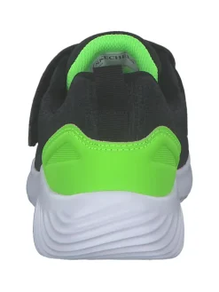 Slipper in BLACK/LIME