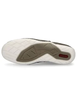 Slipper in braun grau
