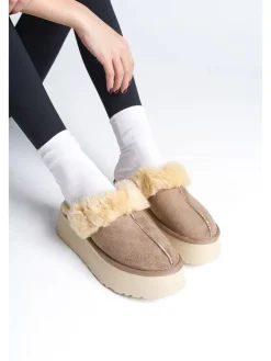 Slipper in Hellbraun