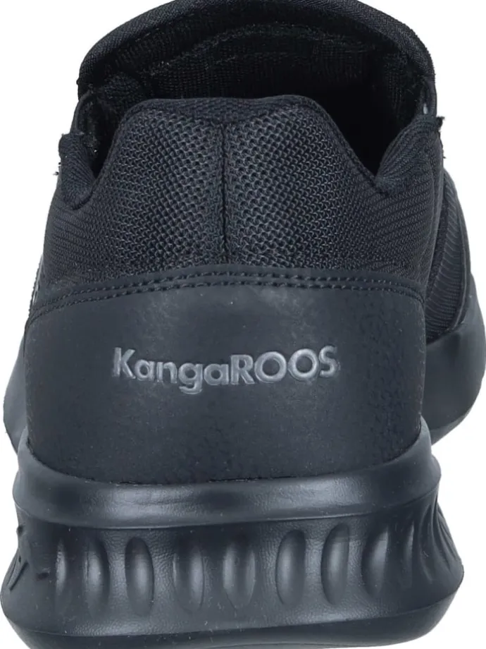 Slipper in jet black/mono