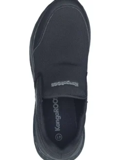 Slipper in jet black/mono