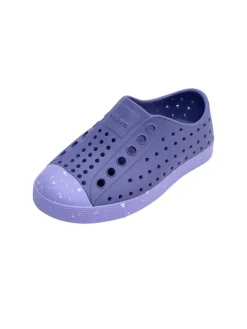 Slipper in Lila/ Dunkelblau