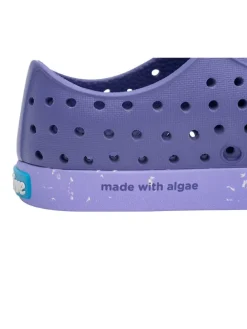 Slipper in Lila/ Dunkelblau