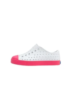 Slipper in Pink/ Weiß