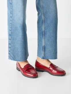 Slipper in RED PATEN