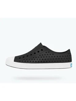 Slipper in Schwarz/ Weiß