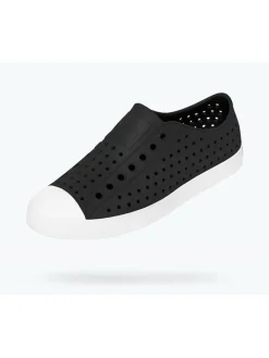 Slipper in Schwarz/ Weiß