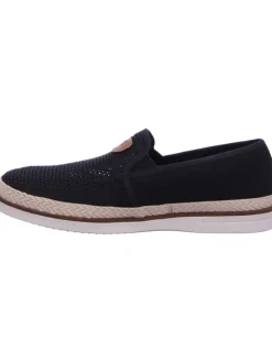 Slipper in schwarz/schwarz/nuss