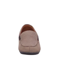 Slipper in terra/nuss