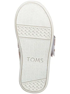 Slipper in Weiß/ Hellbraun