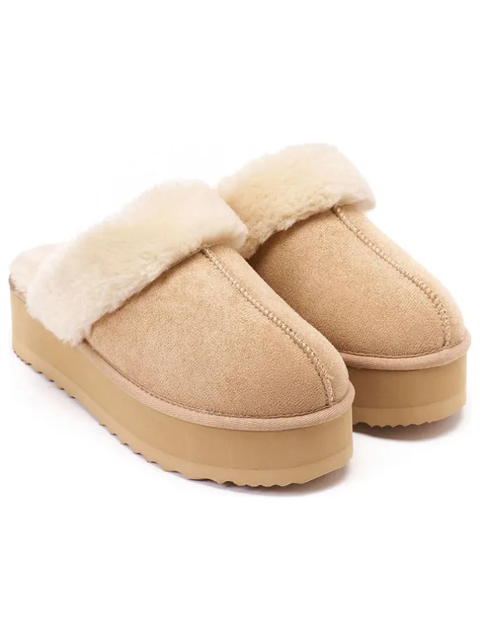 Slipper "Sabina" in Beige