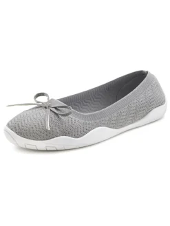 Sneaker Ballerinas in grau