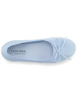 Sneaker Ballerinas in hellblau