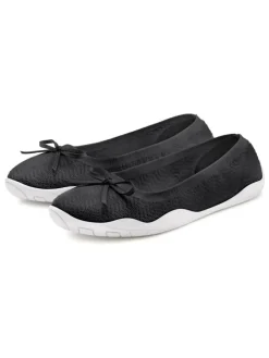 Sneaker Ballerinas in schwarz