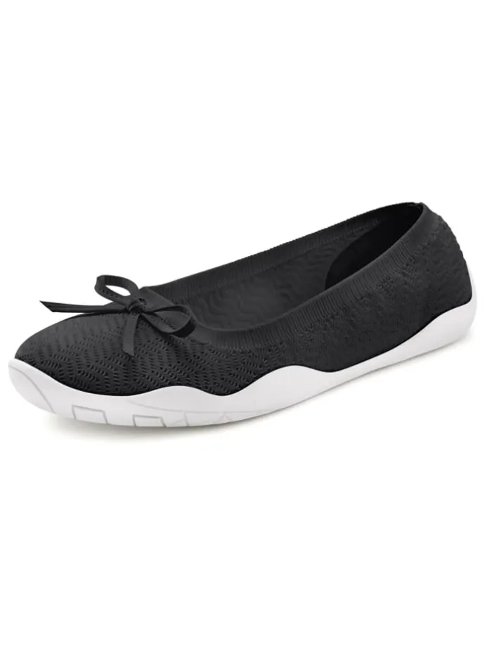 Sneaker Ballerinas in schwarz