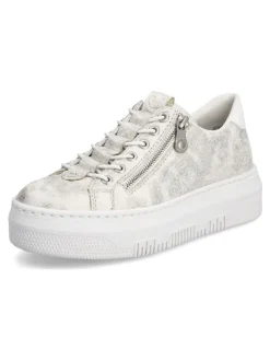 Sneaker in Beige/Gold