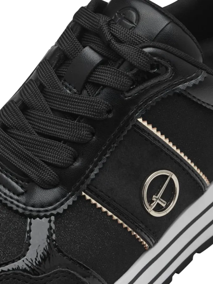 Sneaker in BLACK/GOLD