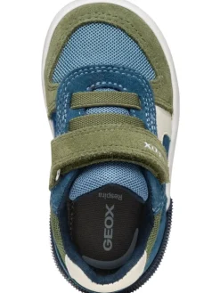 Sneaker in Blau/Braun