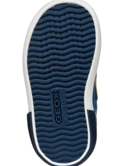 Sneaker in Blau/Braun