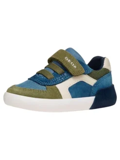 Sneaker in Blau/Braun