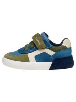 Sneaker in Blau/Braun