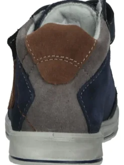 Sneaker in Dunkelblau/Braun