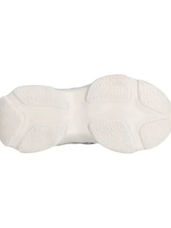 Sneaker in Weiß/ Silber/ Schwarz