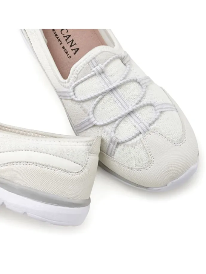 Sneaker in weiß-grau