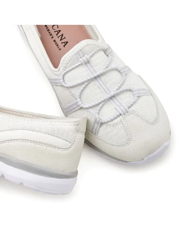 Sneaker in weiß-grau