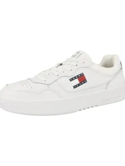 Sneaker low Tommy Jeans Cupsole Leather Essential in weiss