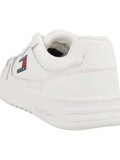 Sneaker low Tommy Jeans Cupsole Leather Essential in weiss