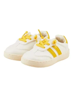 Sneaker Streifen in gelb