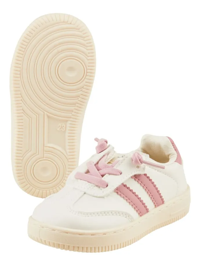 Sneaker Streifen in rosa