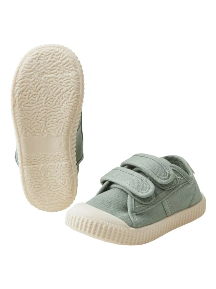 Sneaker uni in grün