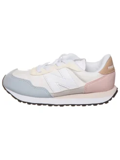 Sneakers "237" in Creme/ Rosa/ Hellblau