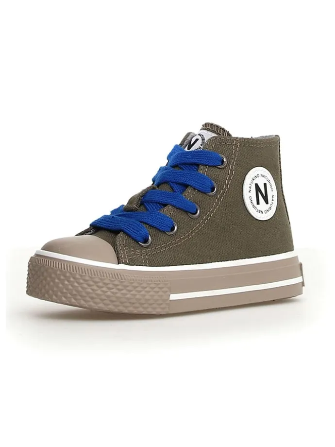 Sneakers "Cipria" in Khaki/ Blau