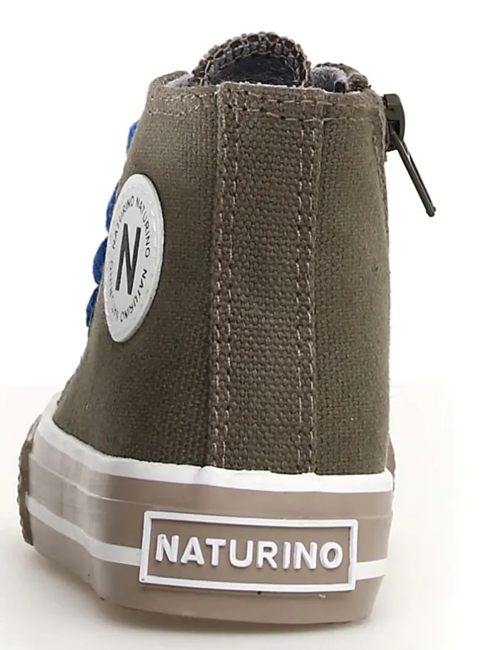 Sneakers "Cipria" in Khaki/ Blau