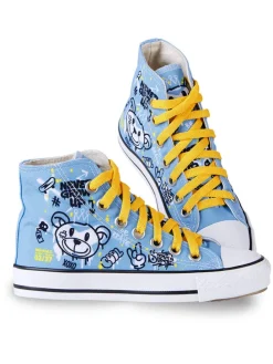 Sneakers "Cool Bear" in Blau