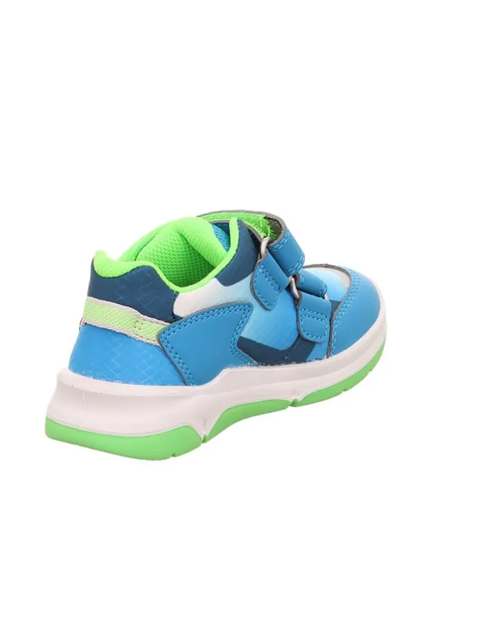 Sneakers "Cooper" in Blau/ Grün/ Weiß