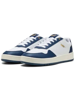 Sneakers "Court Classic" in Weiß/ Dunkelblau