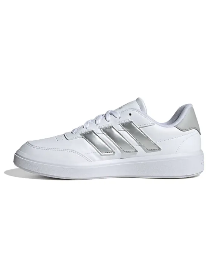 Sneakers "Courtblock" in Weiß/ Silber