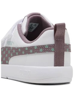 Sneakers "Courtflex V3 Dotty" in Weiß/ Lila/ Mint