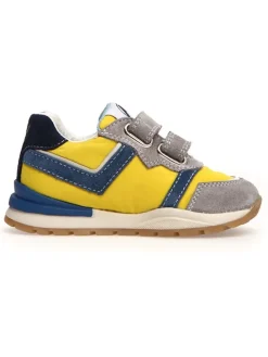 Sneakers "Evon" in Gelb/ Grau/ Dunkelblau