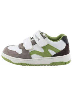 Sneakers "Gerd" in Weiß/ Grün/ Grau