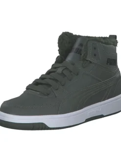 Sneakers High in thyme-puma white